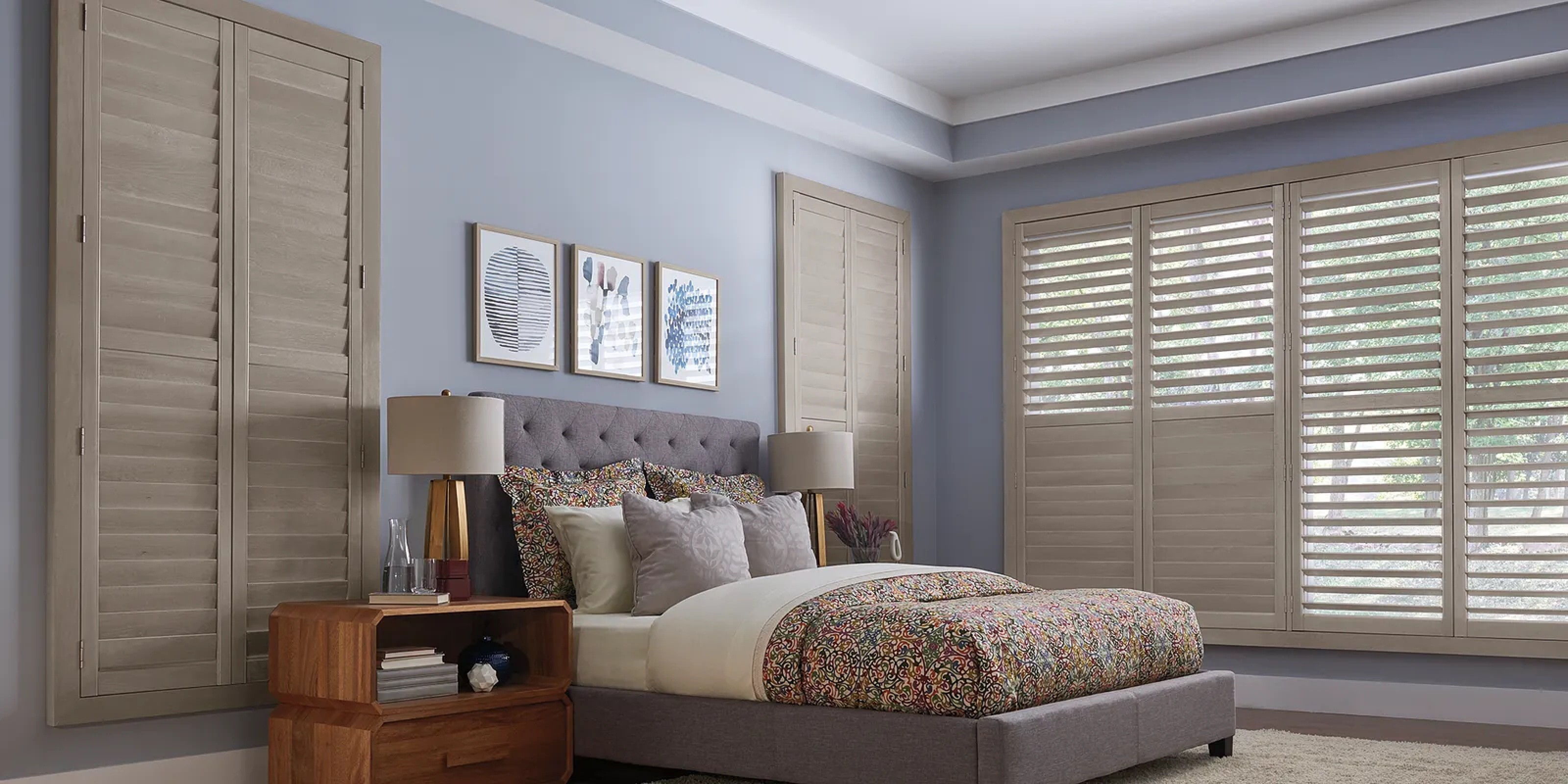 Graber shutters for bedroom | Floor Magic