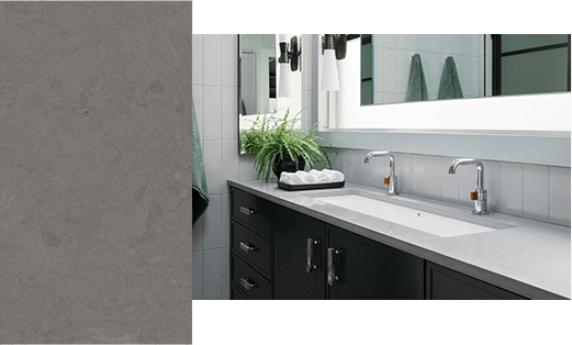 Bathroom black vanities | Floor Magic